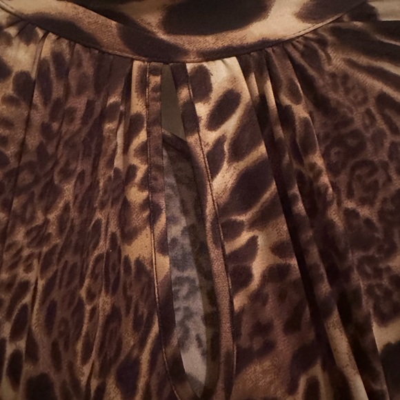 Leopard print dress medium - Picture 3 of 4